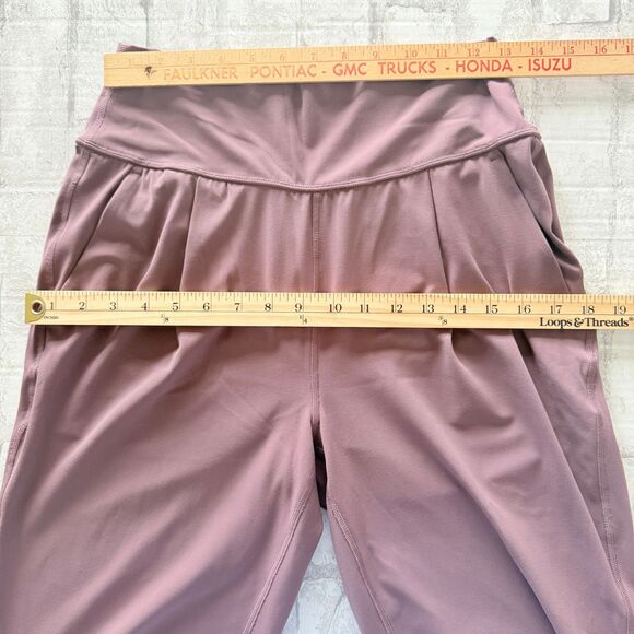 Athleta Elation Damask Mauve Jogger Buttery Soft Powervita Tapered Stretch Sz S - Picture 8 of 10